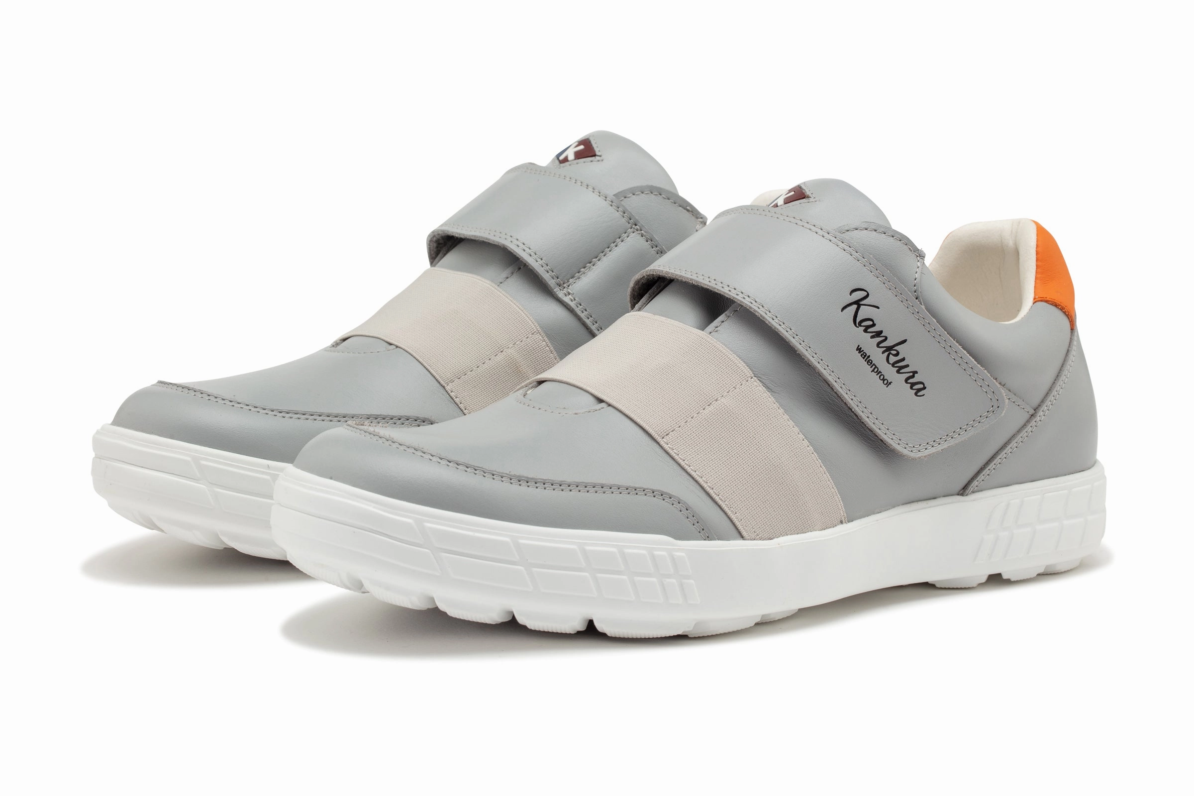 Drive 05   Light Grey|Orange   Men's Golf Shoes   D005 04 Trekking Shoes