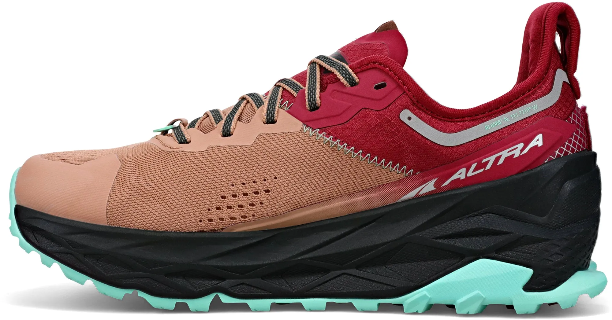 Altra Olympus 5 Womens Trail Running Shoes - Brown Low Drop Trail Running Shoes