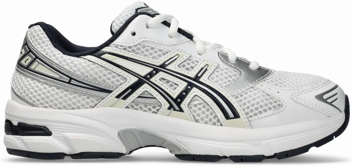 ASICS Kid's GEL-1130 Grade School Sportstyle Shoes, 6, WHITE/MIDNIGHT Asics Gel Series Shoes