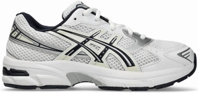 Table Tennis Shoes Asics ASICS Kid's GEL-1130 Grade School Sportstyle Shoes, 6, WHITE/MIDNIGHT