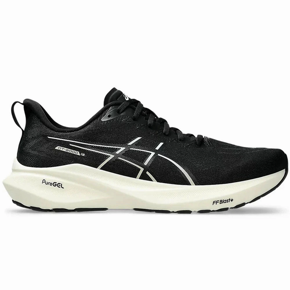 Asics S4 Running Shoes Men's Asics GT-2000 13, Black/White, 13 4E Extra Wide