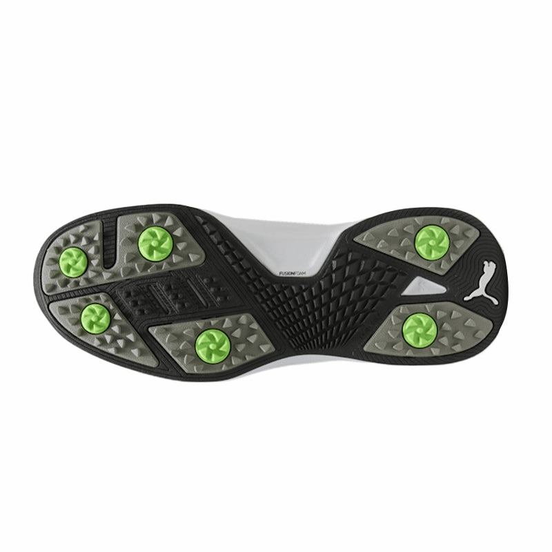 Best Waterproof Kitchen Shoes PUMA Fusion Flex Men's Spikeless Shoes (White/Black)