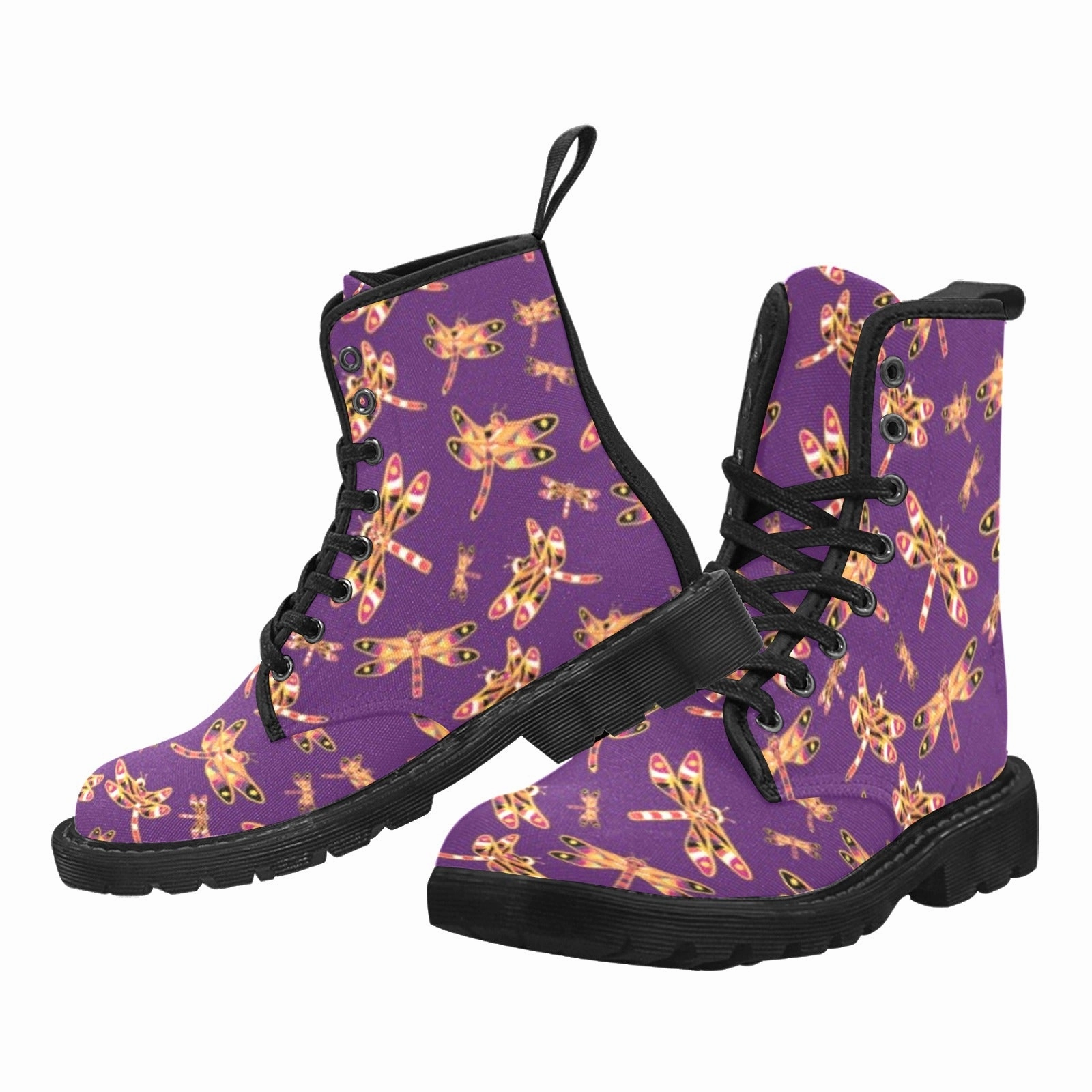 Mexican Long Toed Boots Gathering Yellow Purple Boots for Women (Black)