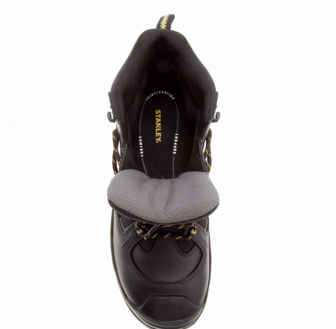 Stanley Fatmax Workwear Wellbank Waterproof Safety S7 Boots Black Waterproofing Mesh Shoes