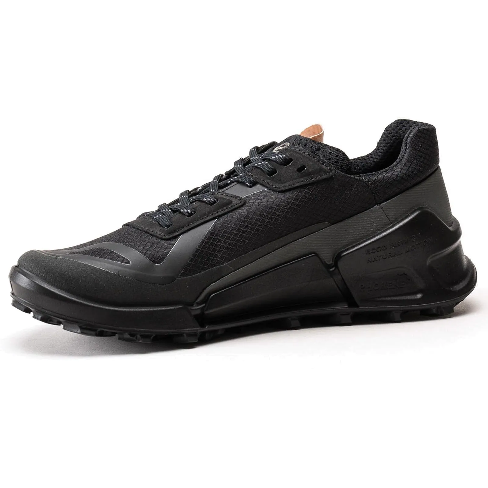 Trail Shoes With Spikes Ecco Biom 2.1 X Country Leather Textile Women's Comfort Black Dark Shadow Trainers
