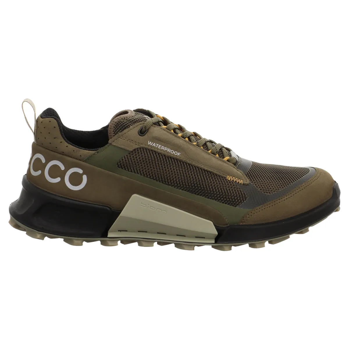 Ecco Biom 2.1 X Mountain Nubuck Leather Men's Outdoor Grape Leaf Tarmac Black Trainers Shoes For Trail Walking