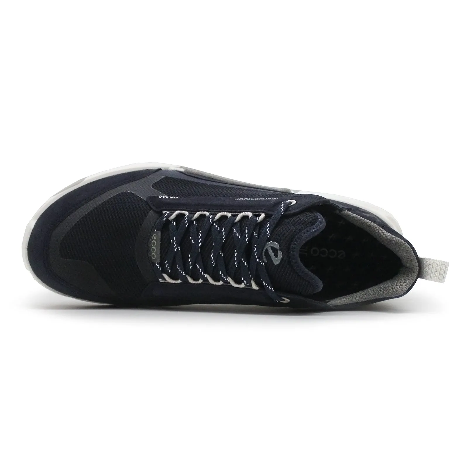 Trail Waterproof Running Shoes Ecco Biom 2.1 X Mountain Nubuck Leather Men's Outdoor Marine Marine Titanium Trainers