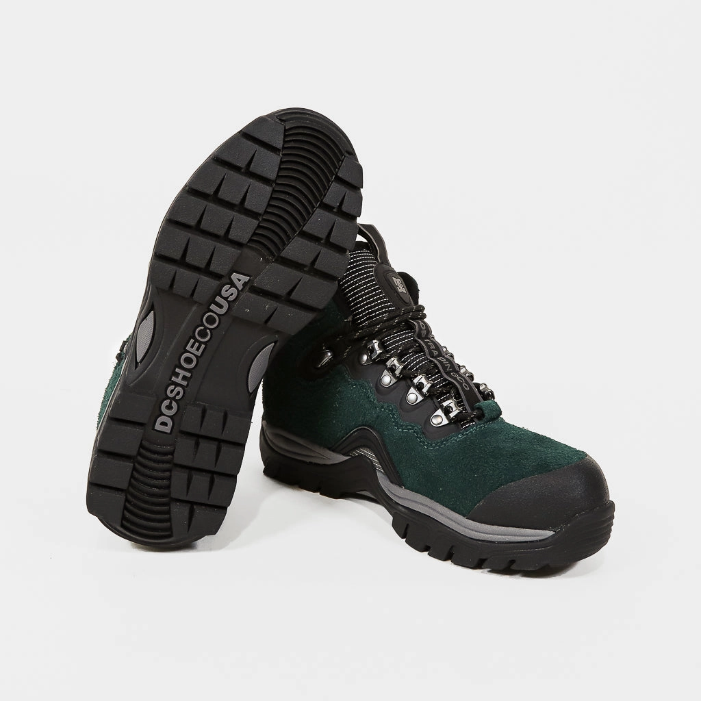 Thru Hiking Shoes DC Shoes - POP Trading Co. Navigator Shoes - Black / Green