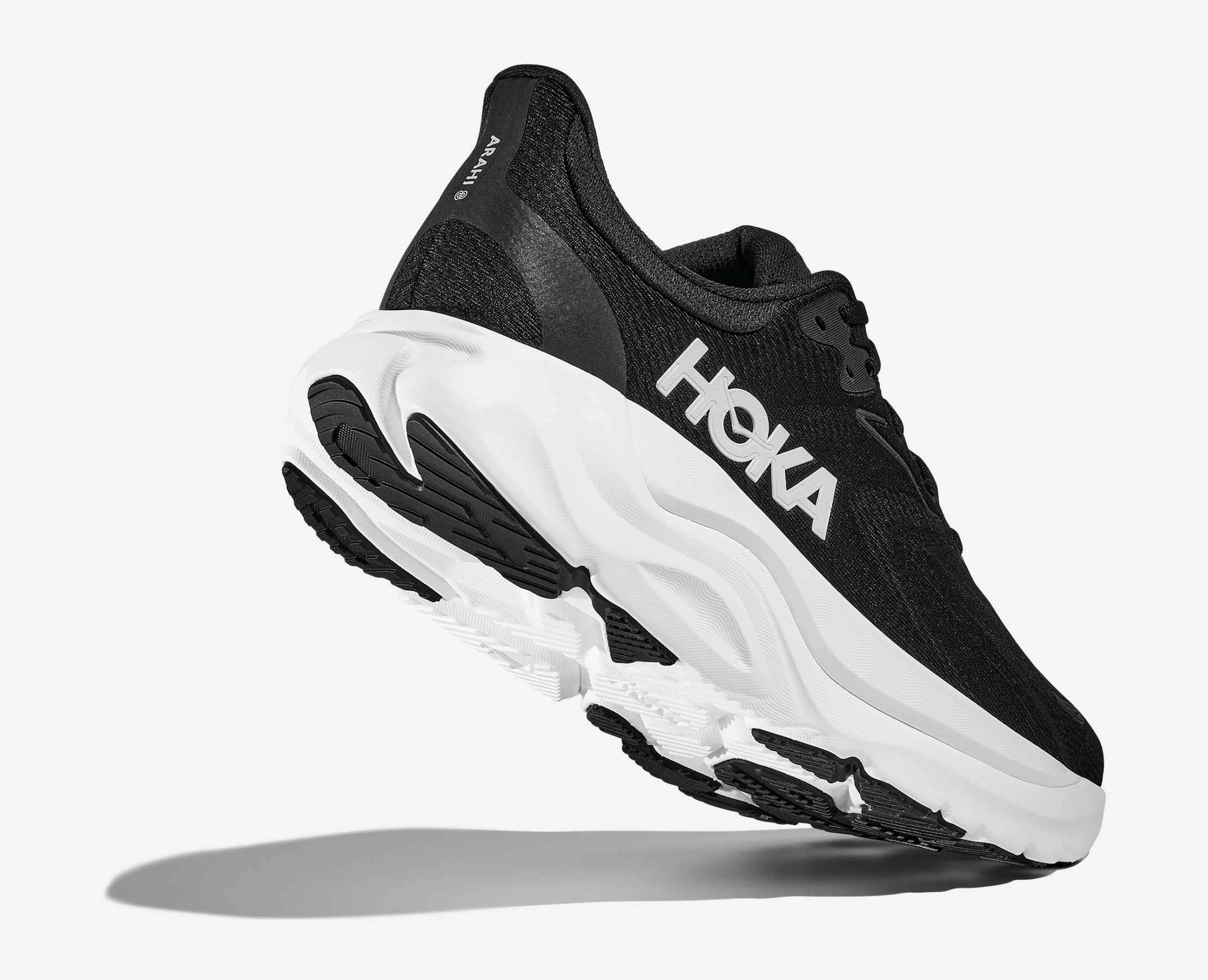 Men's HOKA Arahi 8 Running Shoe in Black | White Fresh Foam X 880 V15 Running Shoe