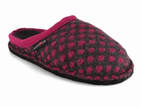 HAFLINGER Women Felt Slippers 'Flair Fun', fuchsia Mario Piranha Plant Slippers