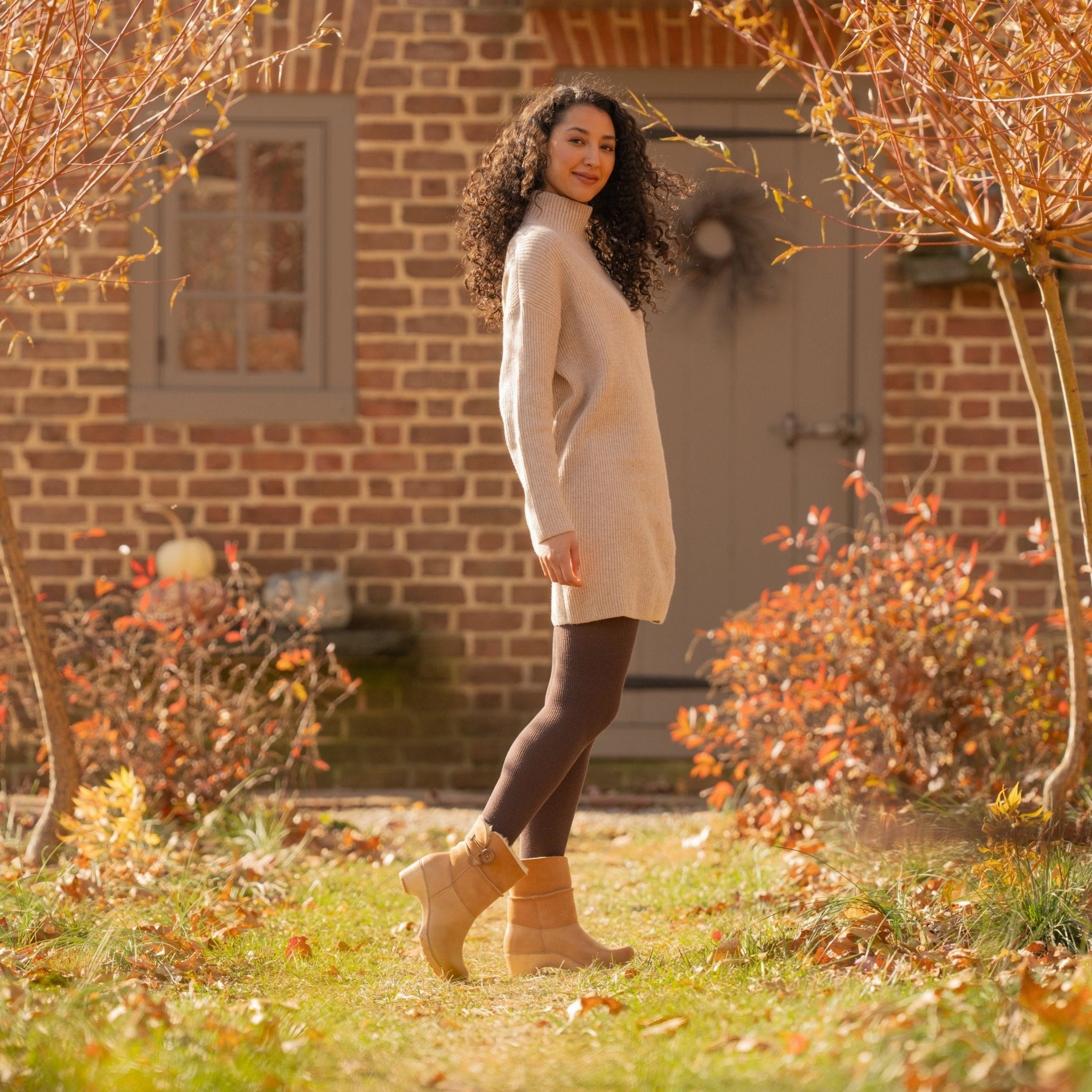 Western Boots Fringe Lillith | Distressed Leather | Honey