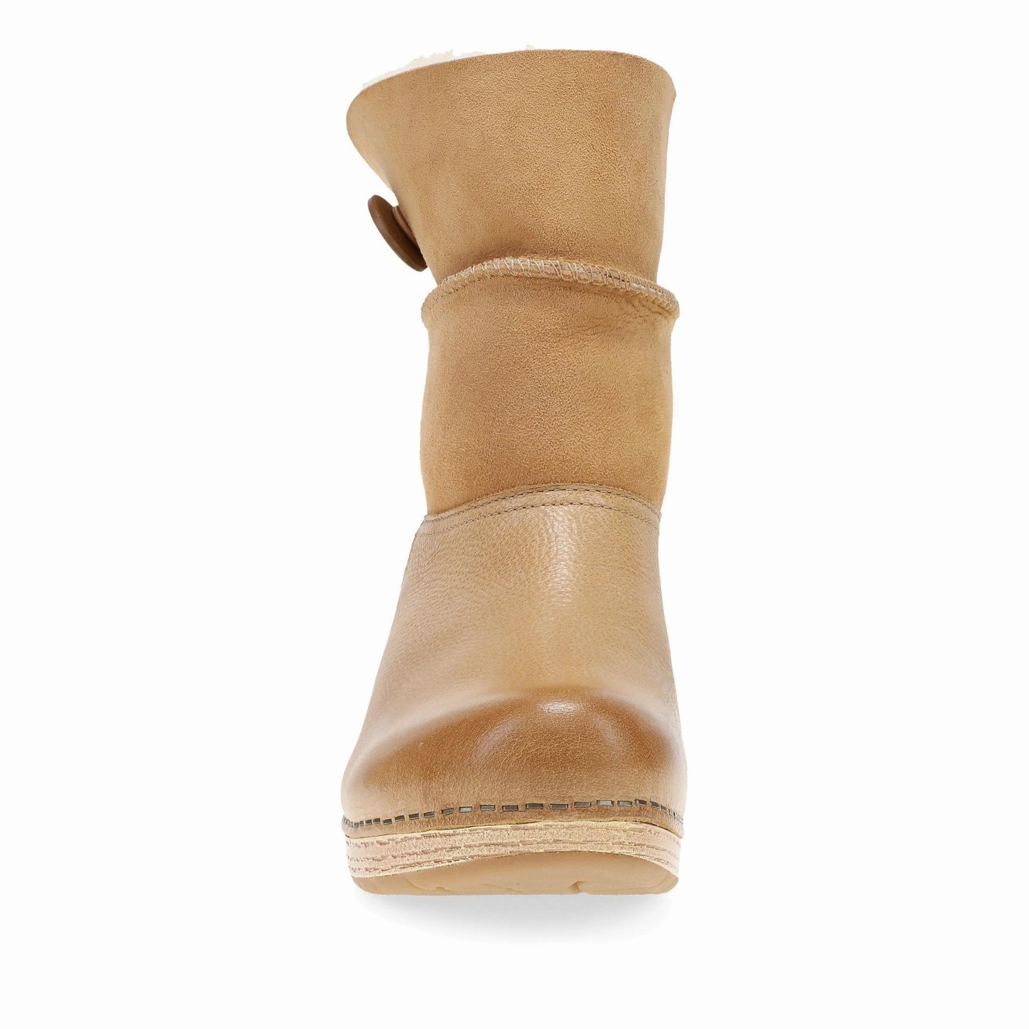 Almond Toe Boots Lillith | Distressed Leather | Honey