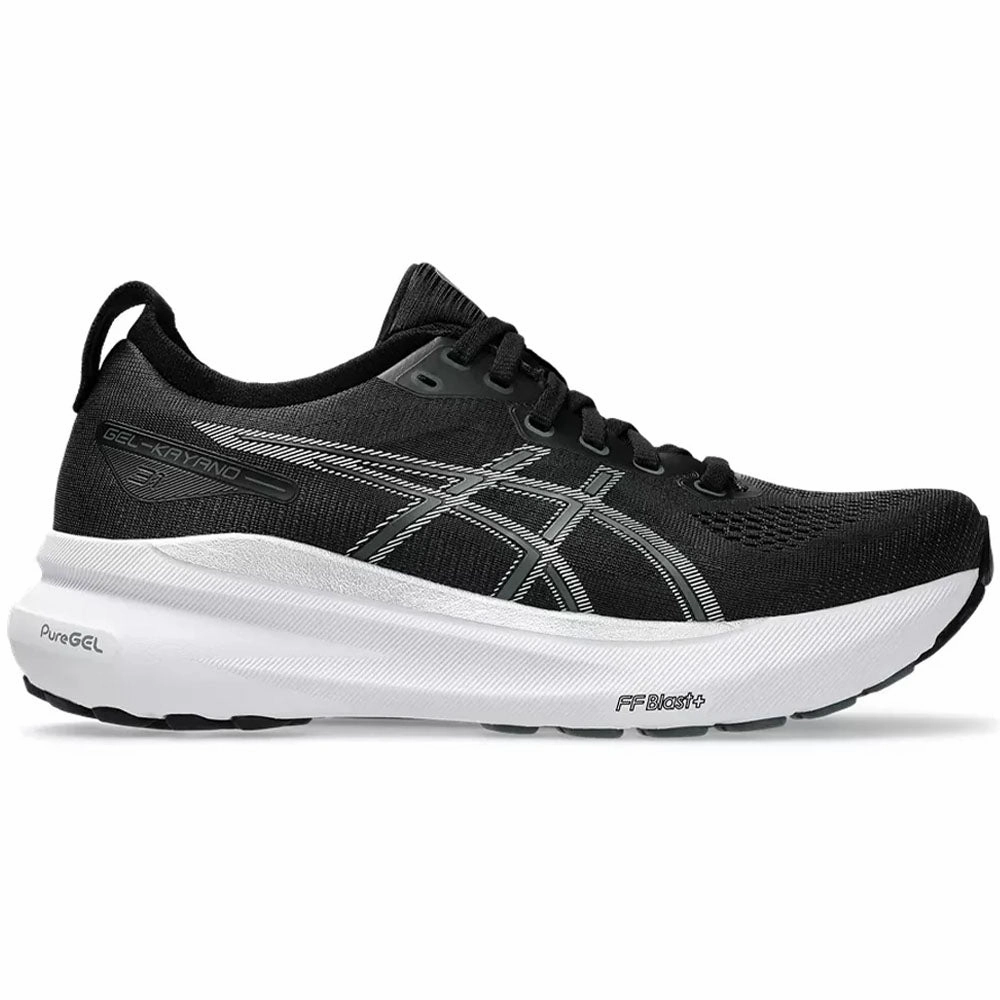 Asics Training Running Shoes Women's Asics Gel-Kayano 31, Black/Pure Silver, 5.5 B Medium