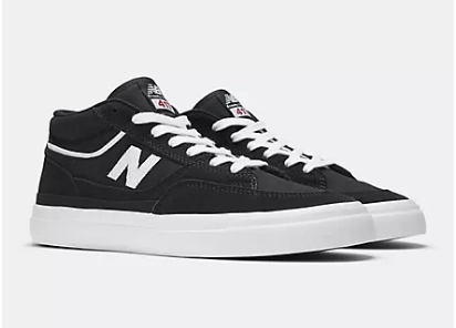 288 Skate New Balance Shoes Numeric 417 Mid Villani Black White