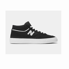 Skate Shoes High Top New Balance Shoes Numeric 417 Mid Villani Black White