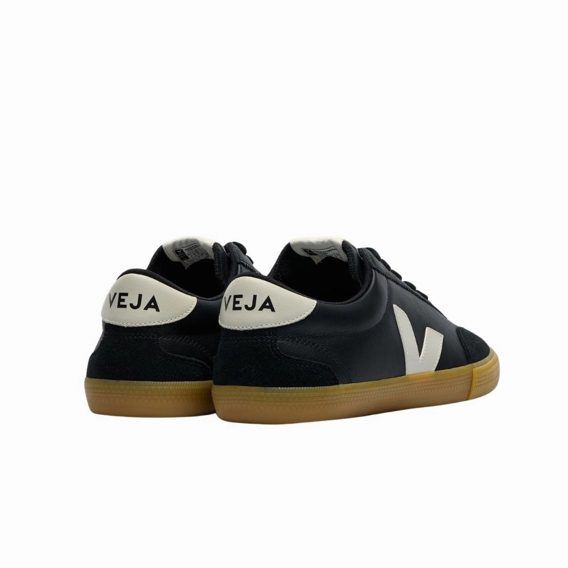 Size 7.5 Volleyball Shoes VEJA Volley leather black pierre women