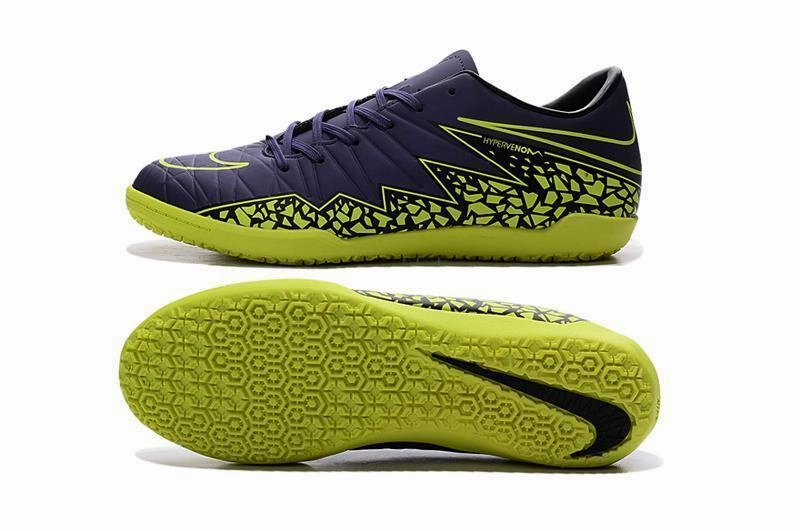 Nike Hypervenom Phelon II IC Soccer Shoes DB0018 Dark Violet Green Charles Barkley Nike Shoes