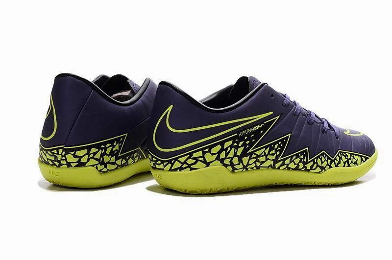 Nike Hypervenom Phelon II IC Soccer Shoes DB0018 Dark Violet Green Nike Shoes Customize