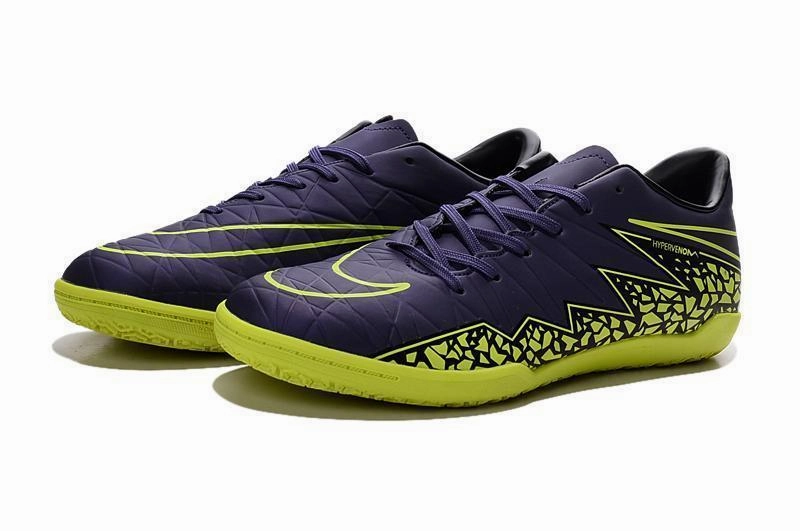 Nike Jumpman Shoes Nike Hypervenom Phelon II IC Soccer Shoes DB0018 Dark Violet Green