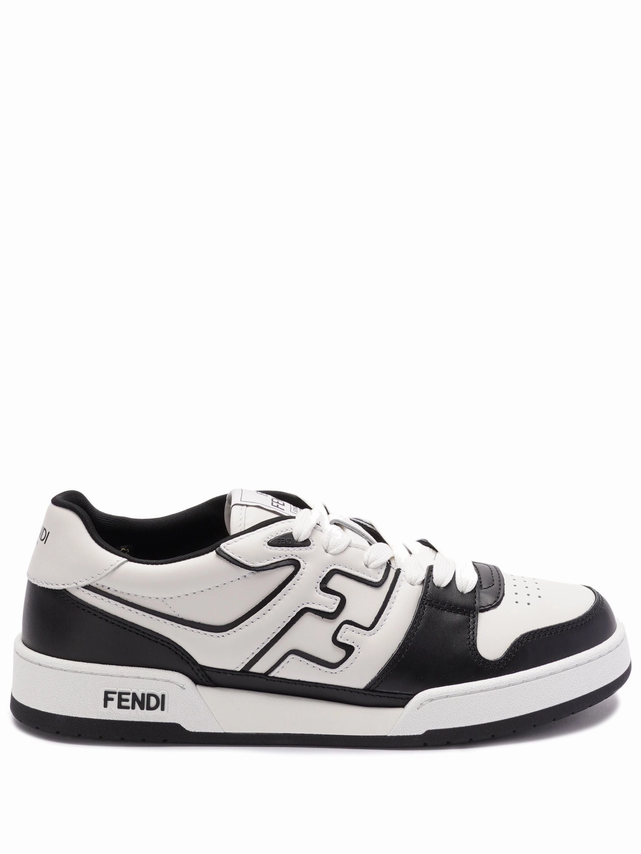 FENDI Lace-Up Match Sneakers for Men - SS25 Korean Sneakers