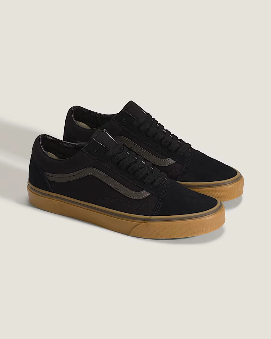 P-6000 Sneakers Vans Old Skool Gum Sneakers for Men in Black | VN000D7ZB9M