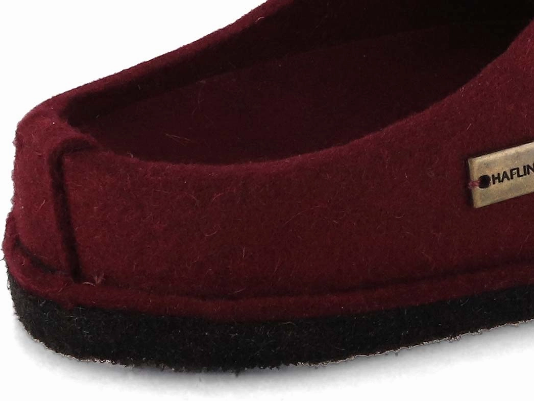 Family Matching Christmas Slippers HAFLINGER Women Felt Slippers 'Flair Soft', bordeaux