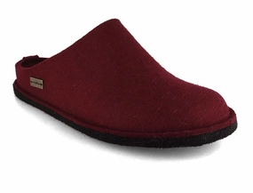 HAFLINGER Women Felt Slippers 'Flair Soft', bordeaux Conchas Slippers