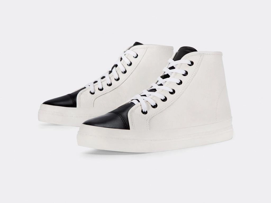 ONTO - Tilden - Black/White Leather Sneaker Lanvin Skate Shoes