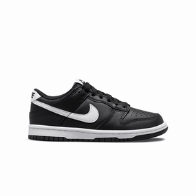 Kid's Dunk Low Retro 'Black Panda 2.0' Dress Shoes By Nike