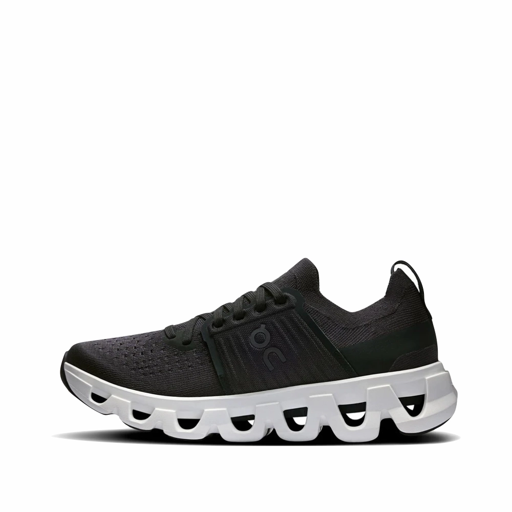 On Women's Cloudswift 4 Sneaker in Black/White Running Shoes For Cheap