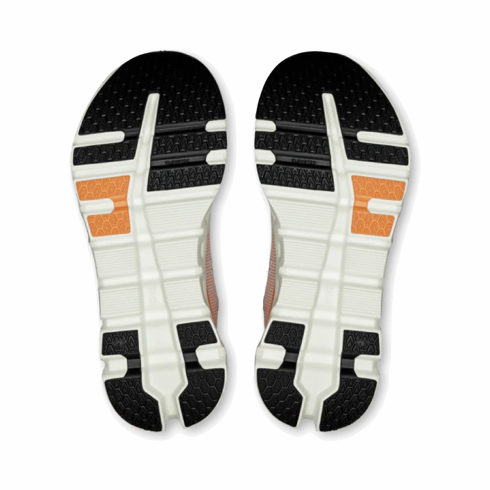 On Women's Cloudrunner 2 Sneaker in Pearl/Tangerine Running Shoes Buy