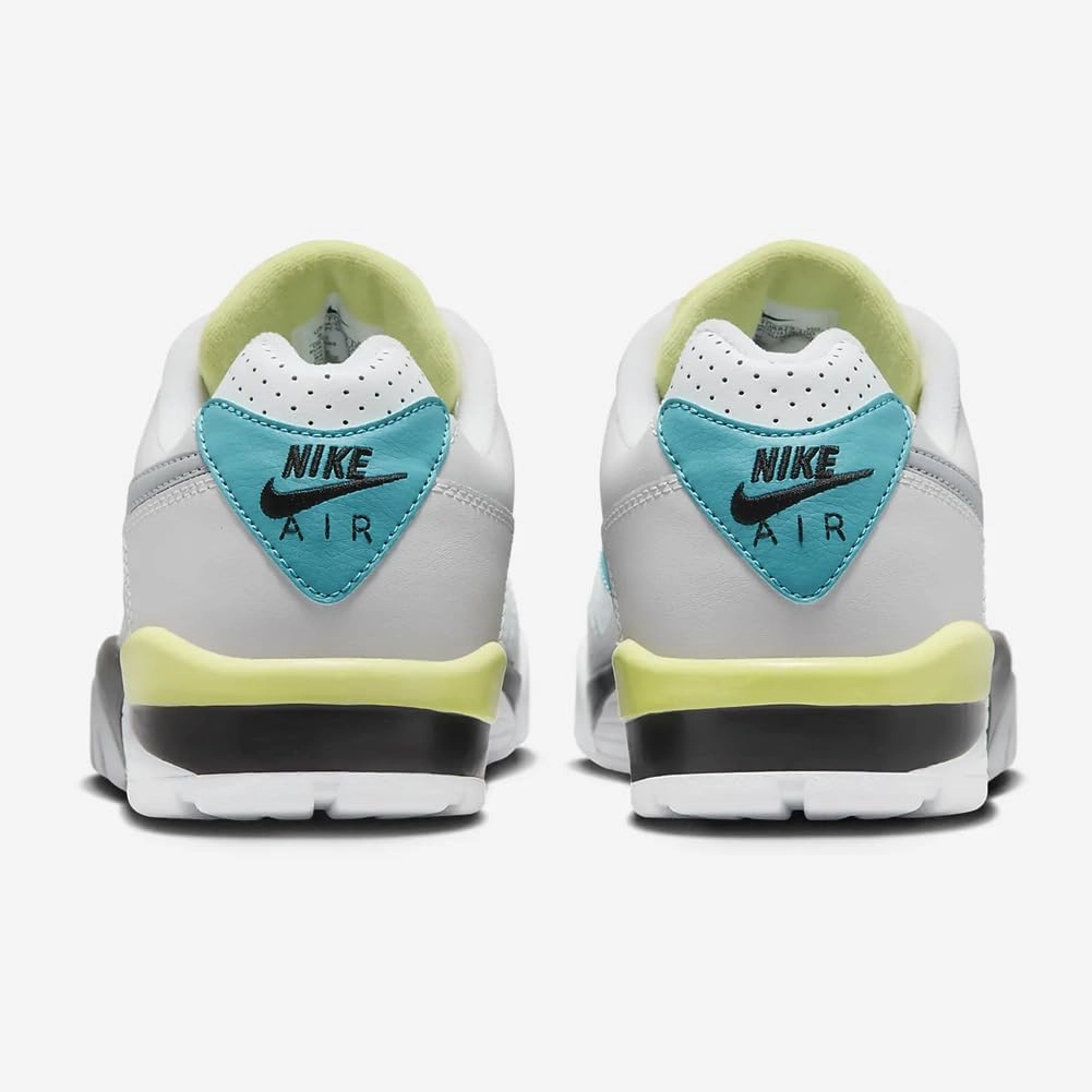 Nike Paul George Basketball Shoes Nike Air Cross Trainer 3 Low Men's Shoes (FQ8829-100, White/Neutral Grey/Teal Nebula/Cement Grey)