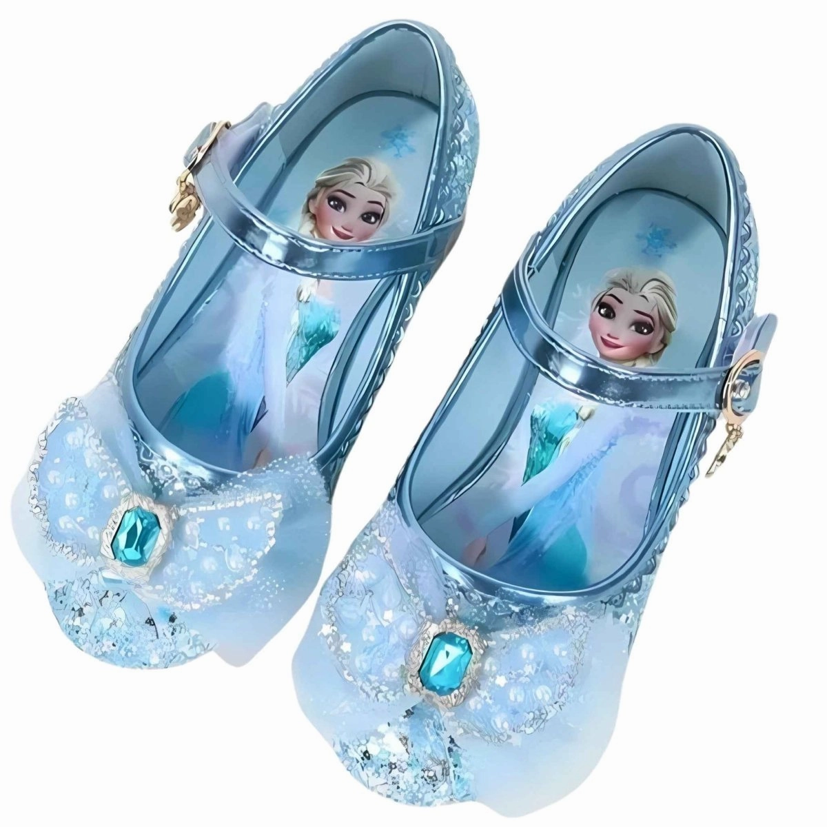 Elsa Magic  Kids Dress-Up Shoes Leather Shoes Dress