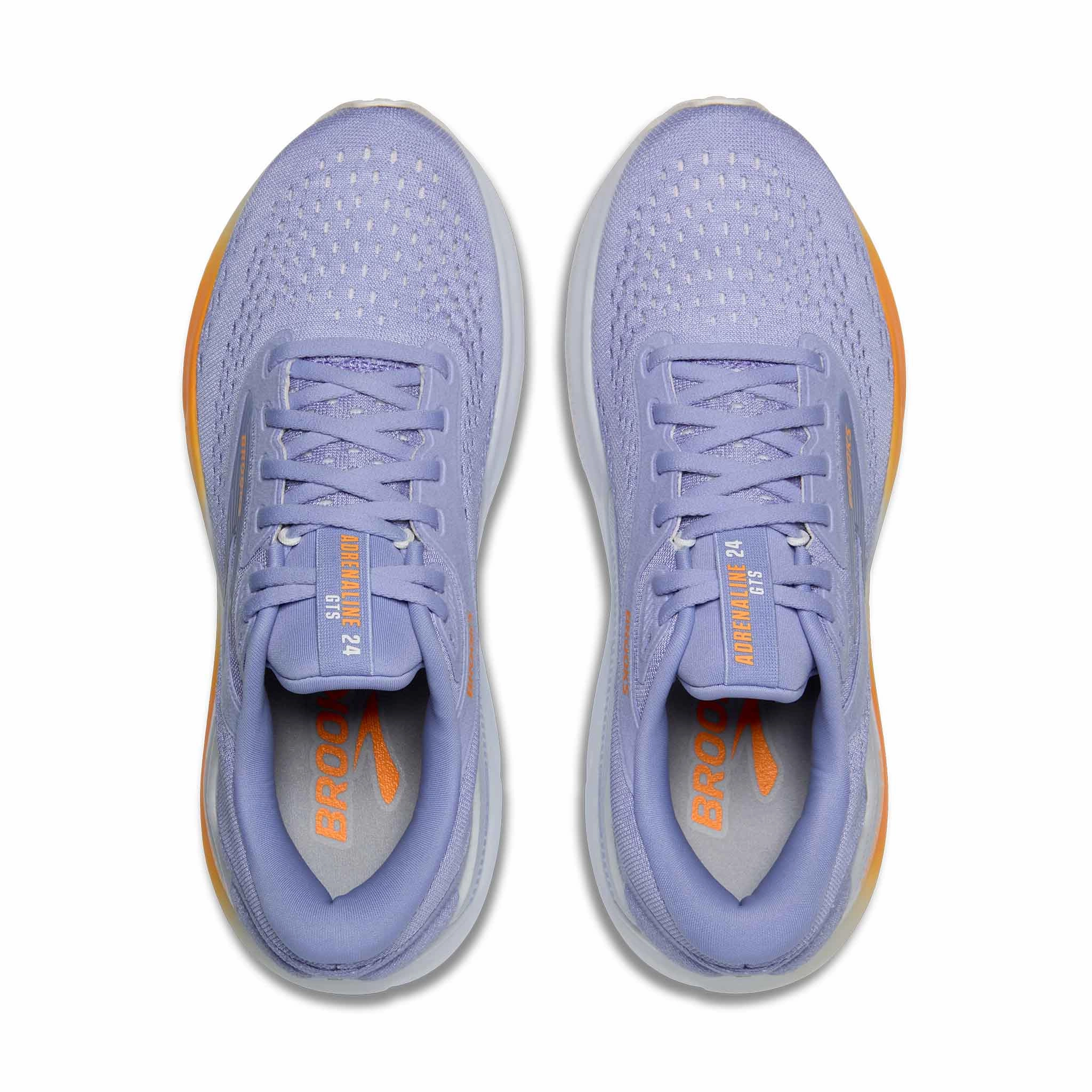 Brooks | Women's Adrenaline GTS 24 Running Shoes - Blue Heron/White/Orange Running Shoe Sales