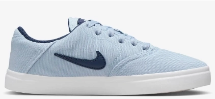 Navy Nike Shoes Nike SB - Kids Check Canvas GS Shoes | Light Blue Navy