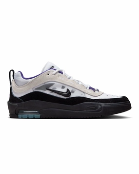 Volt Shoes Nike Nike SB Air Max Ishod - White / Black - Court Purple
