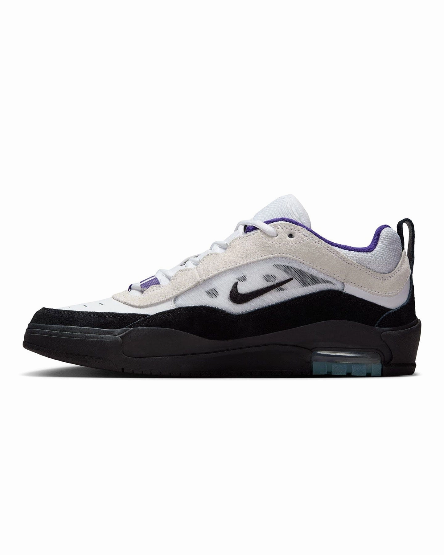 Nike SB Air Max Ishod - White / Black - Court Purple Nike Shoes With Air Pump