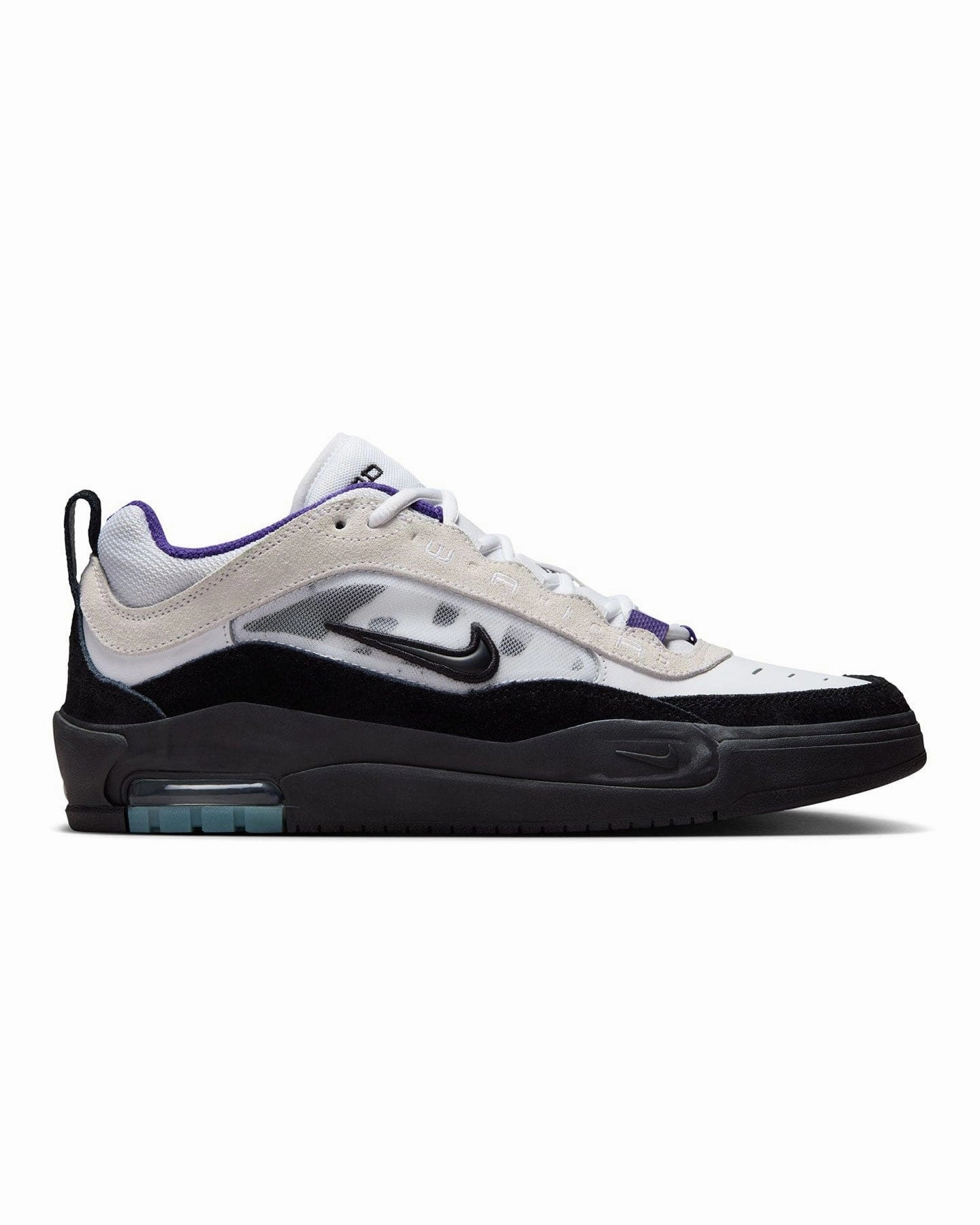 Good Nike Shoes For Hiking Nike SB Air Max Ishod - White / Black - Court Purple