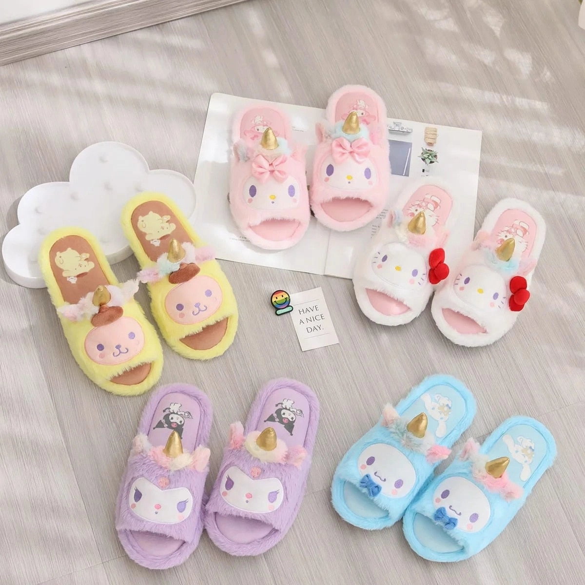 Fashion Slides Kawaii Unicorn Slippers