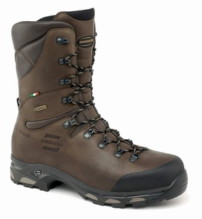 Zamberlan Hunter Pro Evo GTX Boots - Waxed Chestnut Leather (1005) Light Hiking Shoes Waterproof