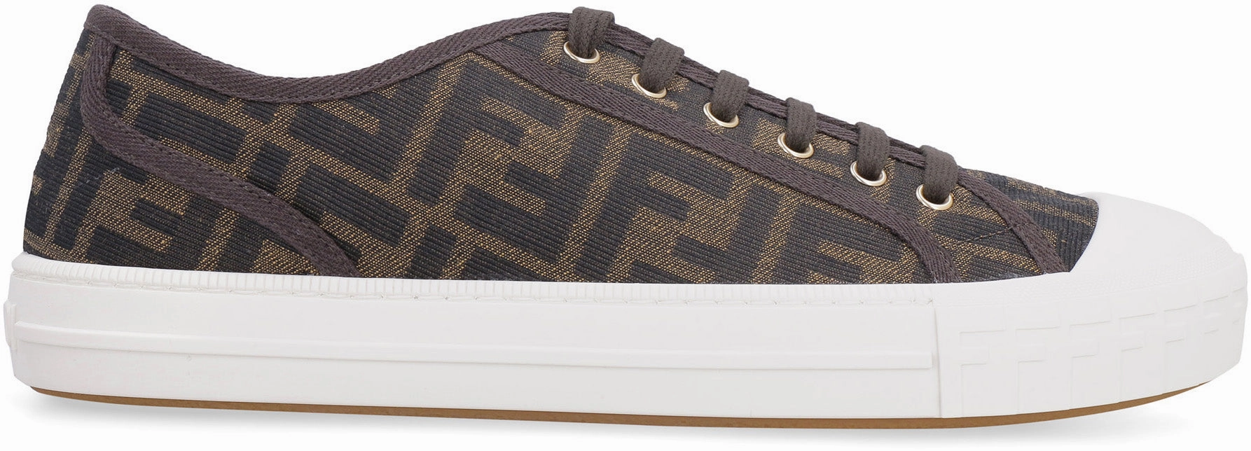 Exchange Sneakers FENDI Embroidered Canvas Domino Sneakers for Men