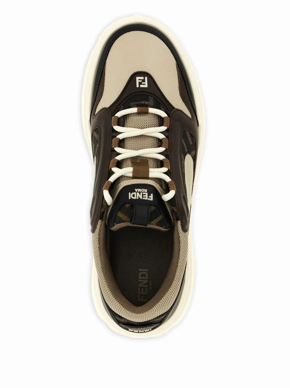 FENDI Force Sneaker - Lace Up Low Tops for Men Air Force One Sneakers