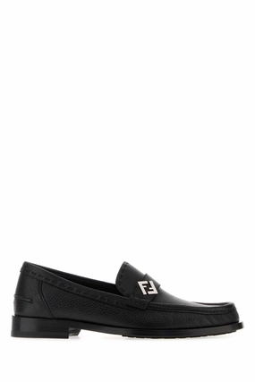 FENDI Timeless Metal Loafers for Men Casual Shoes Uae