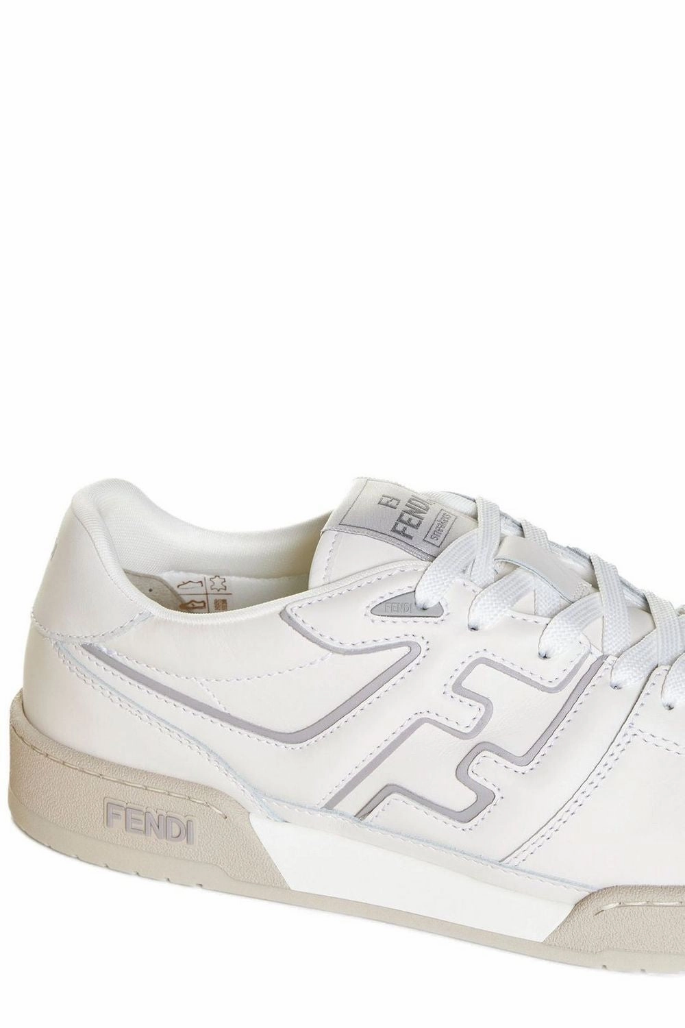 FENDI Two-Tone Leather Match Sneakers for Men Best Sneakers For Nurses
