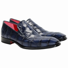 Fennix of Italy Genuine Alligator Skin DUSTIN Navy Trendy Loafers (USA Men Size) Alterra Gtx Hiking Boots