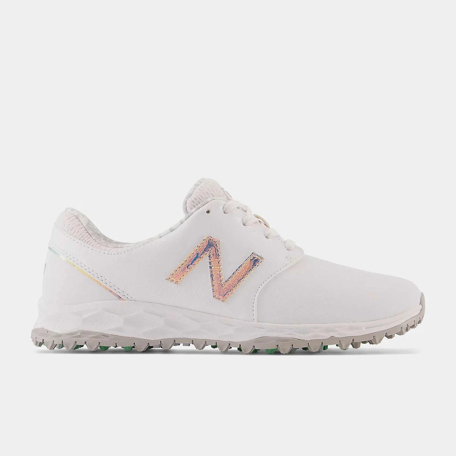 Soft Spikes Golf New Balance Womens Fresh Foam Breathe Golf Shoe - WHITE MULTI