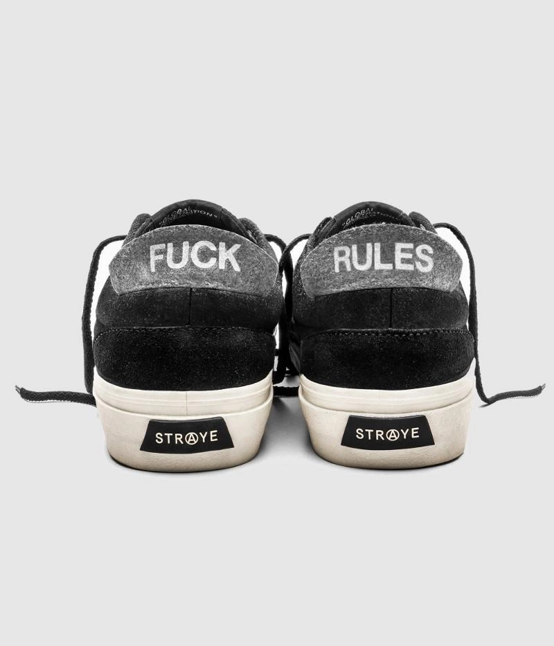 Numeric Foy 306 Skate Shoes Straye Footwear Fairfax Skate Shoes Black/Bone Suede