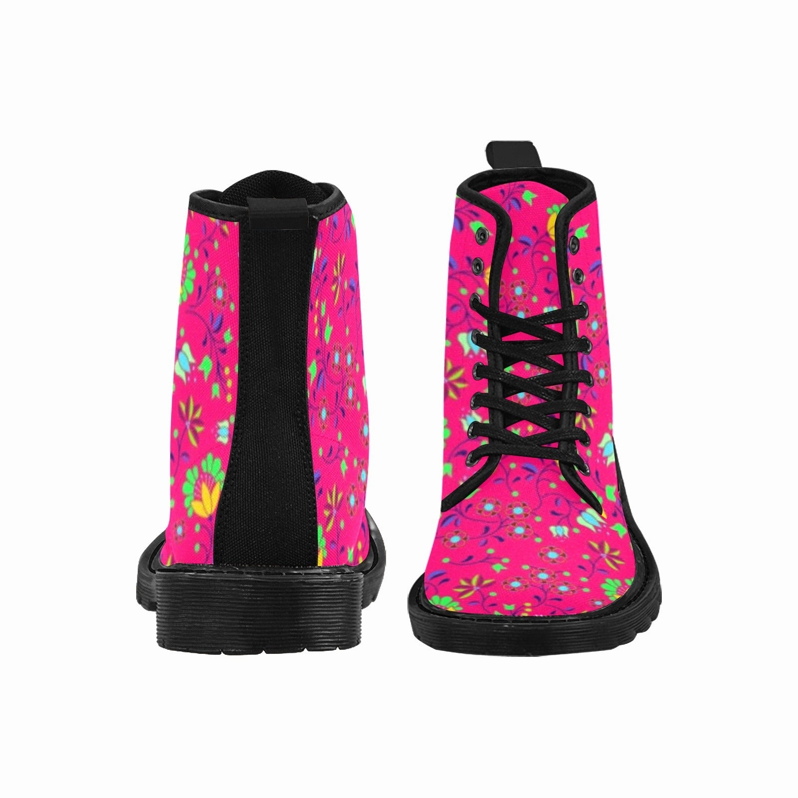 Great Rain Boots Fleur Indigine Rouge Boots for Women (Black)