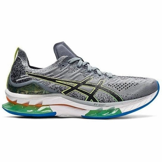 Asics Snow Running Shoes Men's Asics Gel-Kinsei Blast, Rock/Glow Yellow, 10.5 D Medium