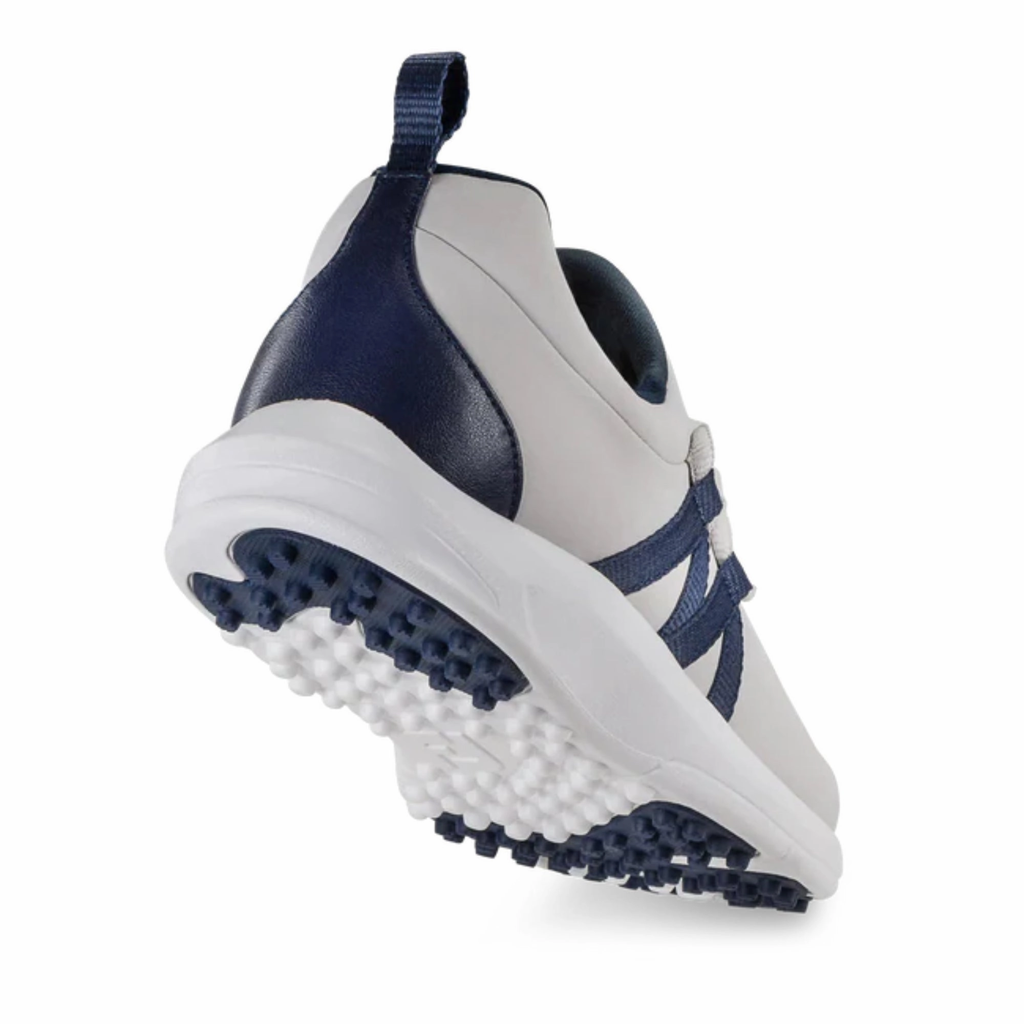 Squares Com Golf FootJoy Womens Leisure Slip-On Previous Season - SAND/NAVY